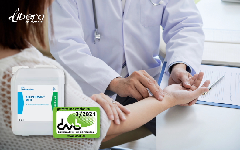 ASEPTOMAN® MED: la solución eficaz para la higiene de las manos en el ámbito médico