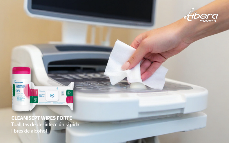 CLEANISEPT WIPES FORTE: la solución ideal para la desinfección segura y eficiente de sondas transvaginales