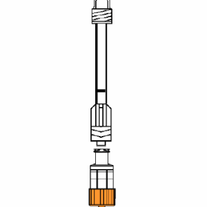 Adaptador universal sistema I.V. con Válvula Seguridad Total