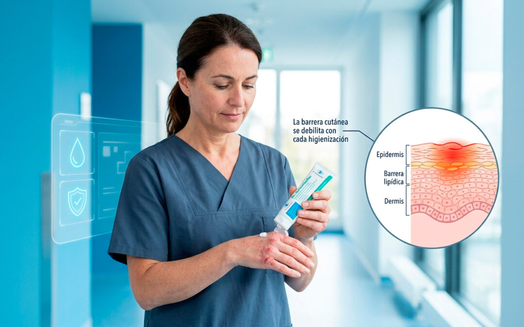 Dermatitis de contacto en el personal sanitario: causas, prevención y cuidado de la piel